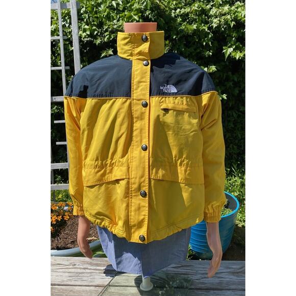 The North Face Vintage Gore Tex Jacket Men’s L Classic Summit Yellow Made In USA - Picture 1 of 15